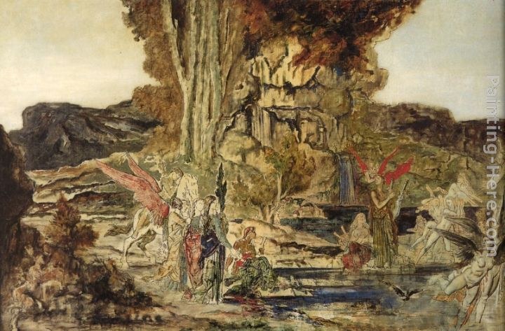 Gustave Moreau The Pierides